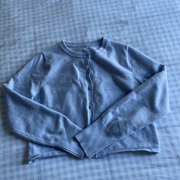 Zara Light Blue Women's Cardigan - Picture 1 of 3